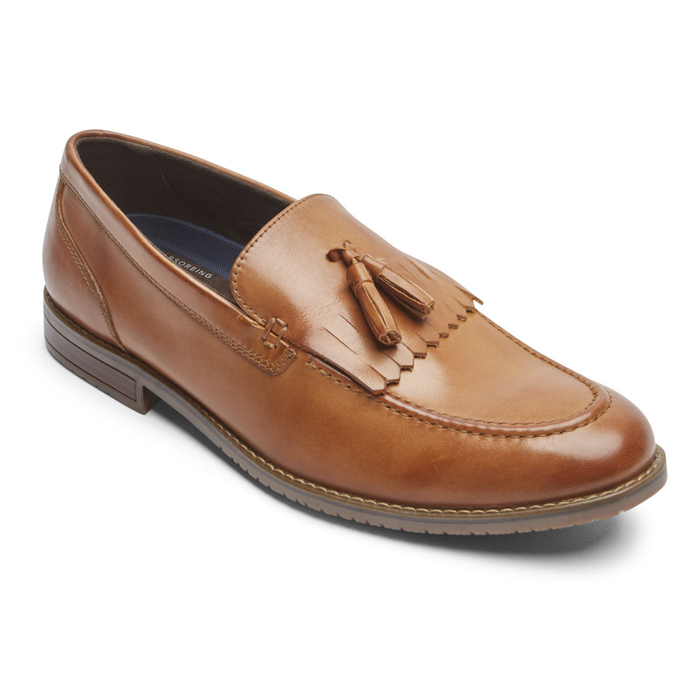 Mocassins Rockport Homem Marrom - Style Purpose 3 Tassel - 84152DLPS